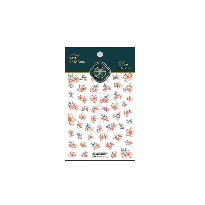 Tensor Nail Sticker Embossed Flower TS1175 - Nail MAD