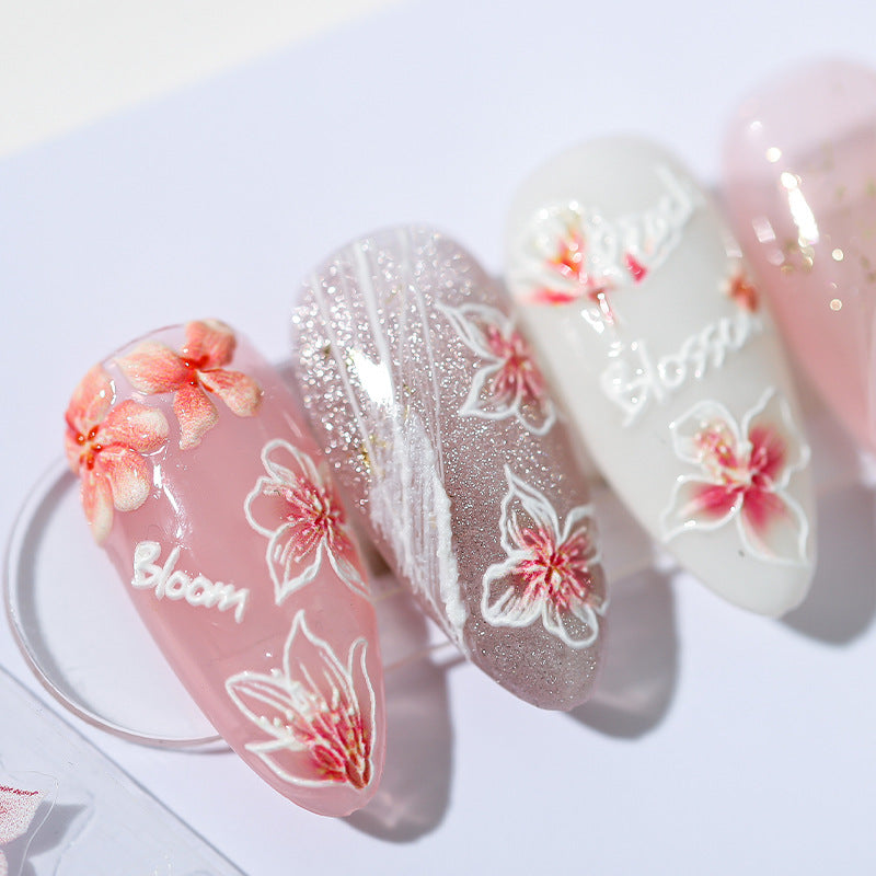 Tensor Nail Sticker Peach Blossom TS1207 - Nail MAD