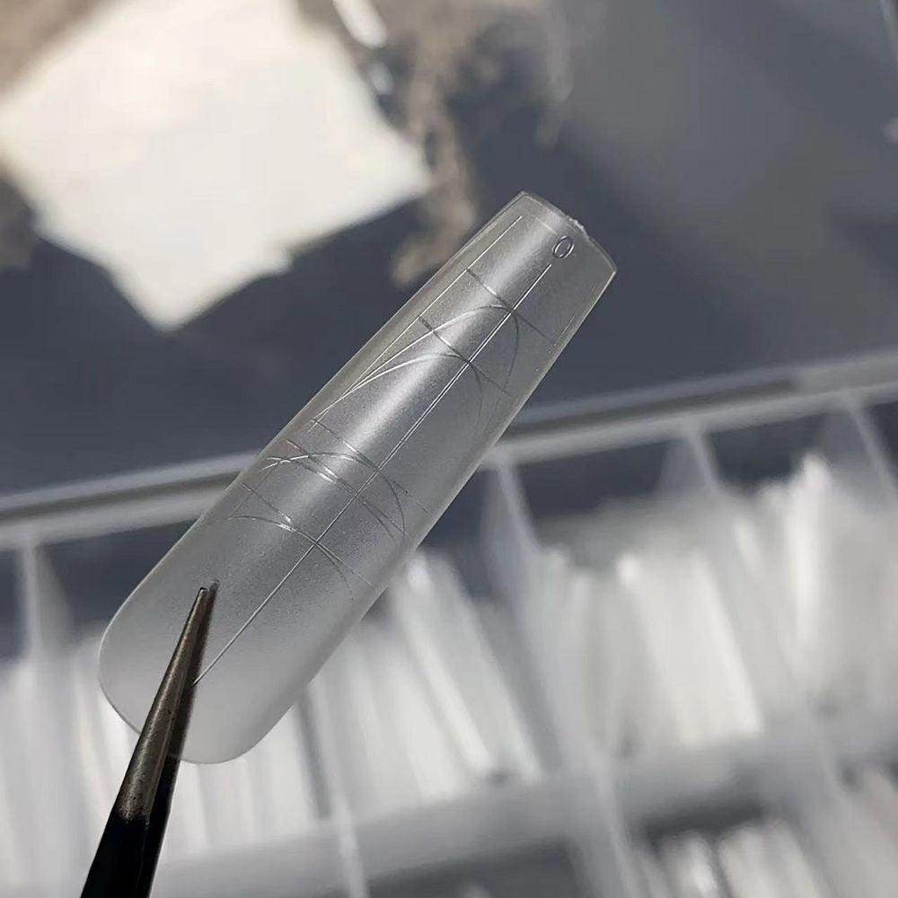 Nail Art Gel Nail Extensions Tips with Guide Line - Nail MAD