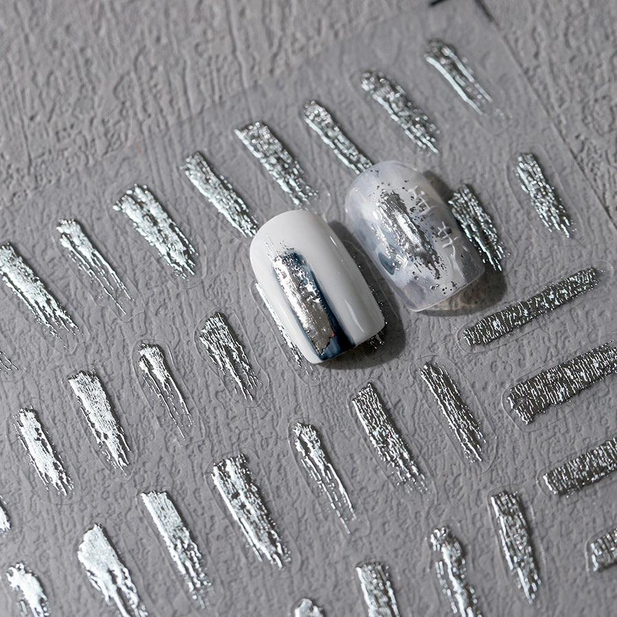 Tensor Nail Art Sticker Embossed Metal Ink Paint Sticker M247 - Nail MAD