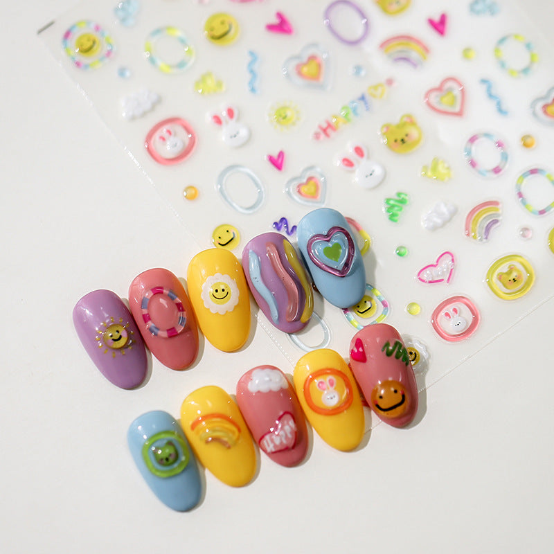Tensor Nail Stickers Jelly Colors M119 - Nail MAD