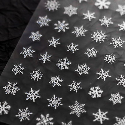 Tensor Nail Art Stickers Gold Snowflake Sticker Decals M059 - Nail MAD