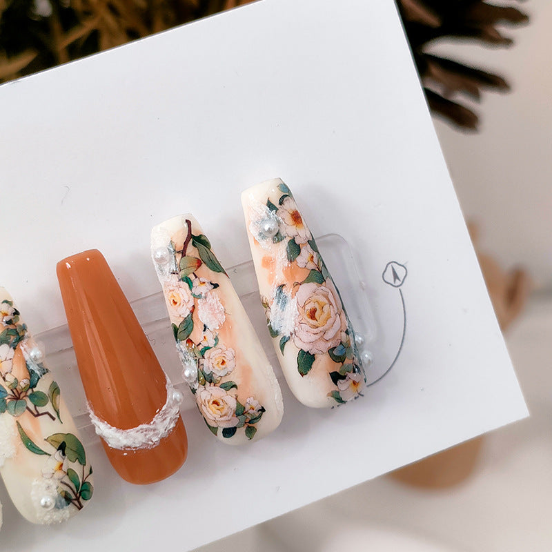 Tensor Nail Stickers Flowers Leaf - Nail MAD