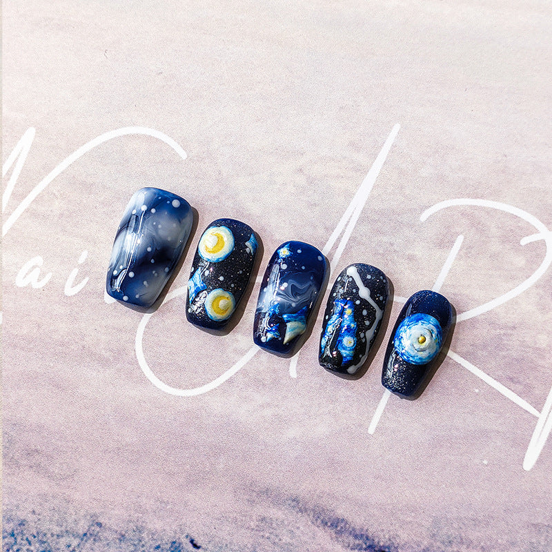 Tensor Nail Art Stickers Starry Night Sticker Decals - Nail MAD