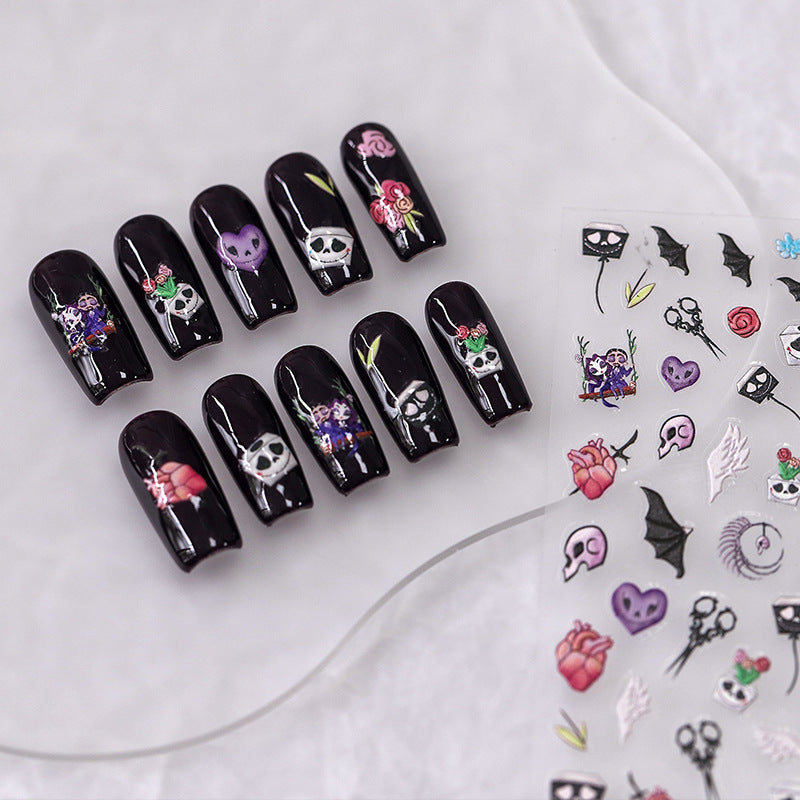 Tensor Nail Art Stickers Devil Sticker Decals - Nail MAD