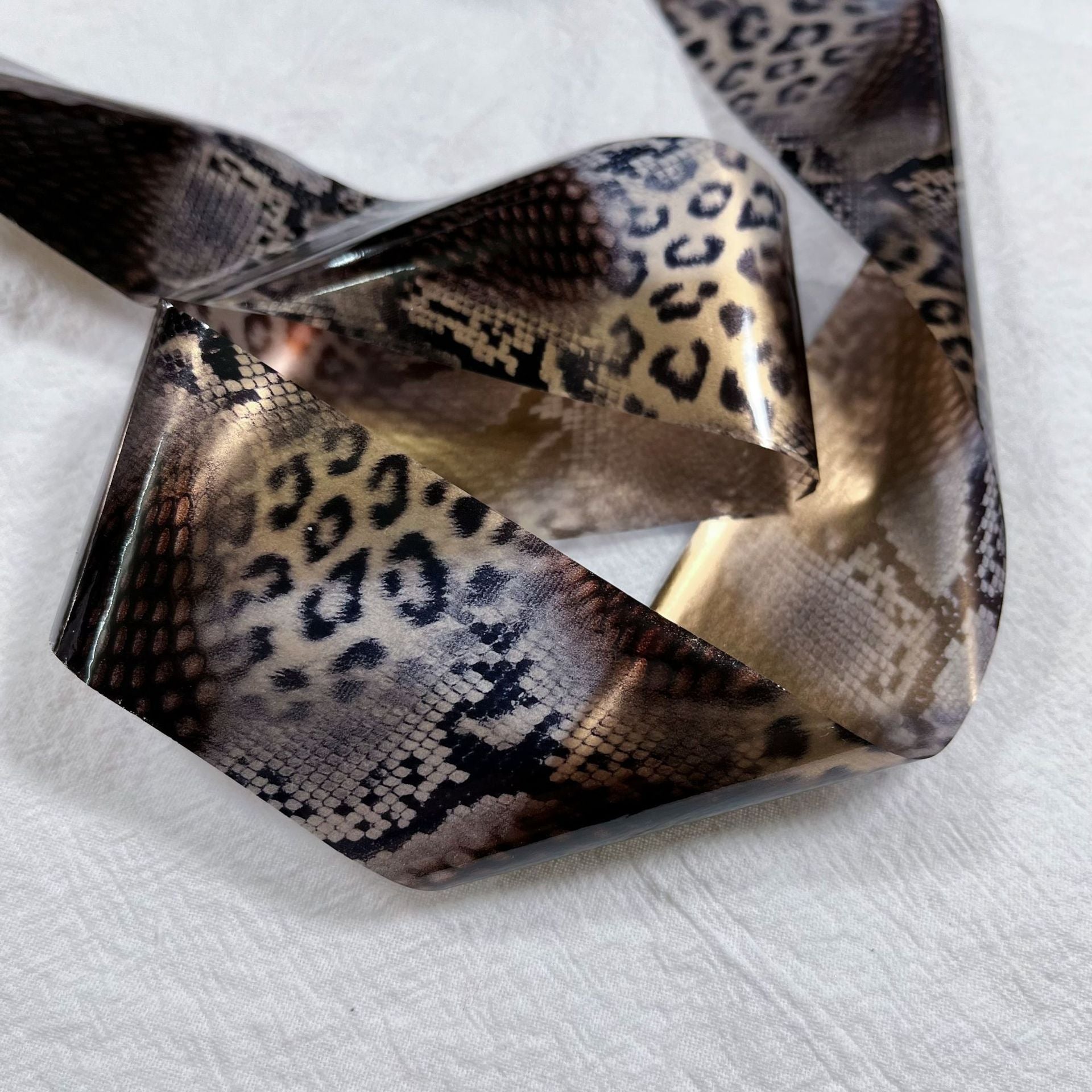 1roll 120m Leopard Nail Art Foils Animal Print Snakeskin Nail Transfer Foil Paper Starry Sky Paper Decoration
