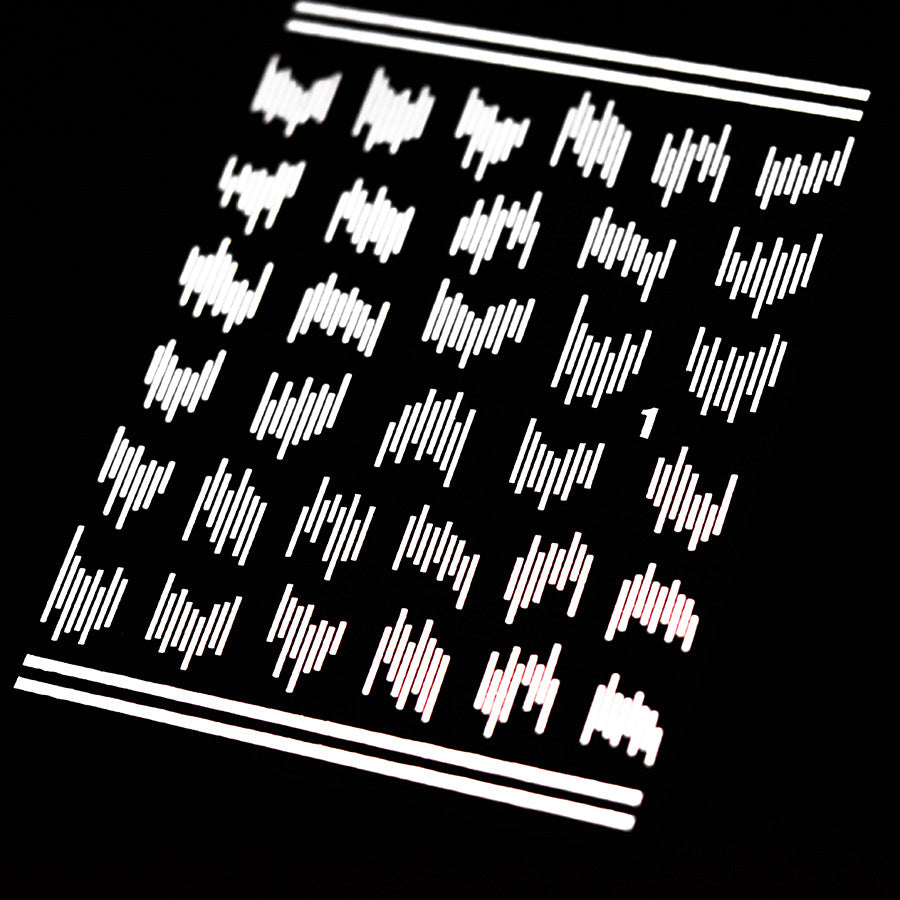 NailMAD Reflective Stripes Nail Art Stickers Striping Line Adhesive Sticker Decals toF1