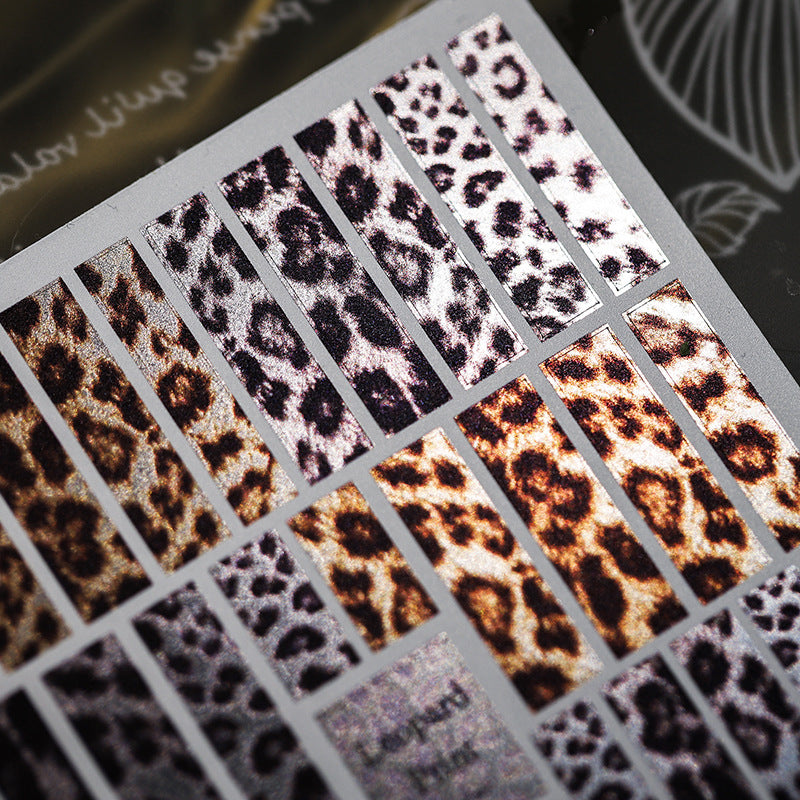 Tensor Nail Art Stickers Leopard Print Sticker Decals EM002 - Nail MAD