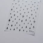 Tensor Nail Art Stickers Metal Effect Star Heart Shape Sticker Decals - Nail MAD