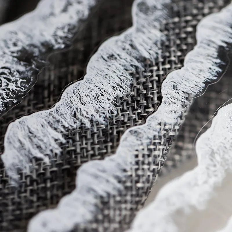 Ocean Spray Nail Art Stickers White Waves Adhesive Sticker Decals TS686