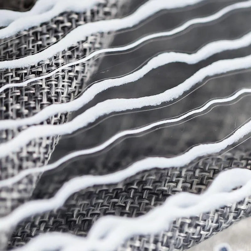 Ocean Spray Nail Art Stickers White Waves Adhesive Sticker Decals TS686