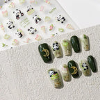 Panda Nail Art Stickers 3D Adhesive Slider Sticker Decals MN362