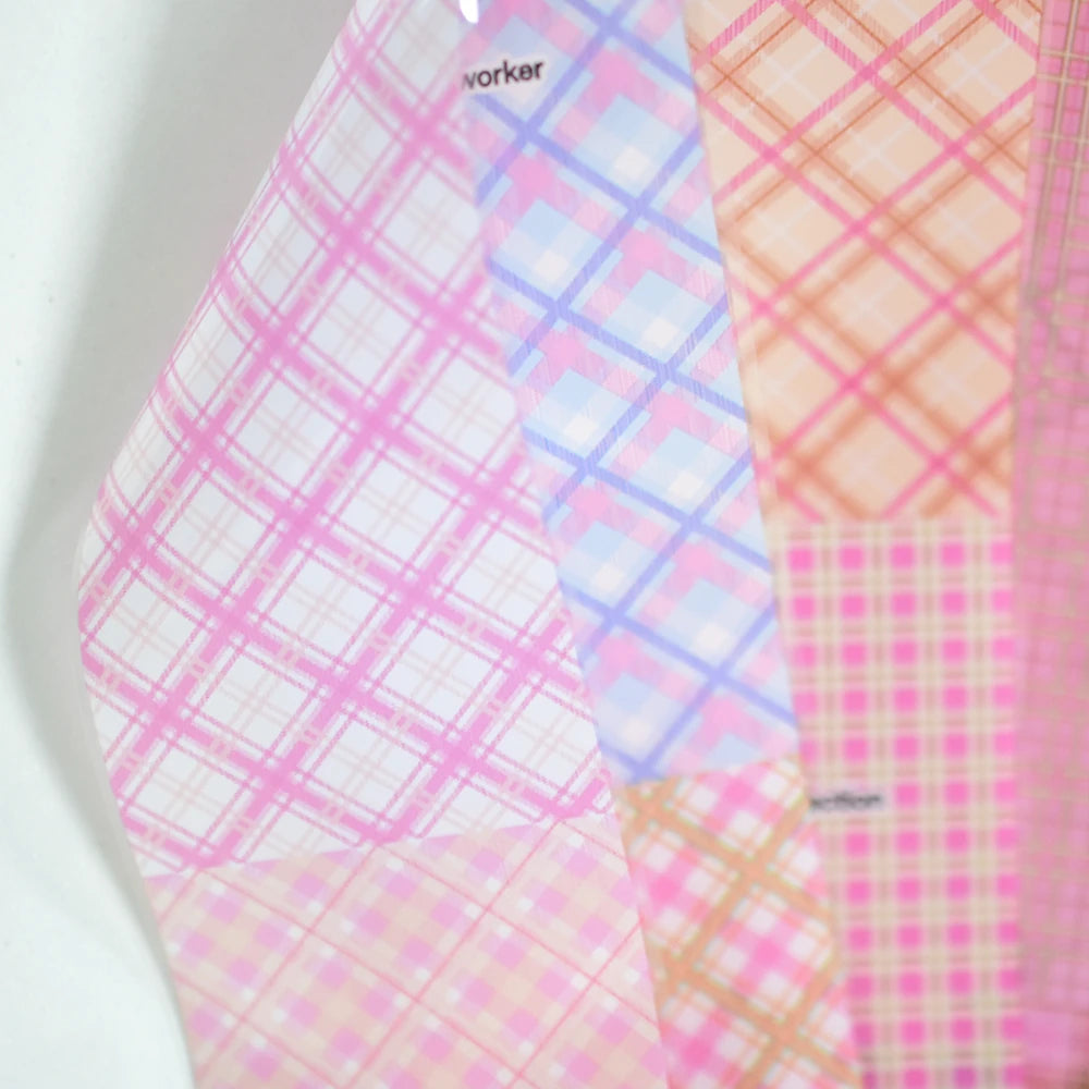 Pastel Preppy Plaid Nail Foil Collection - 388