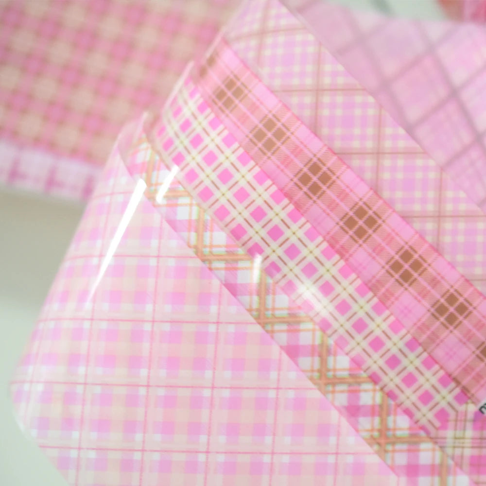 Pastel Preppy Plaid Nail Foil Collection - 388