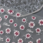 Peony Flower Nail Art Stickers Floral Adhesive Sticker Decals TS2929