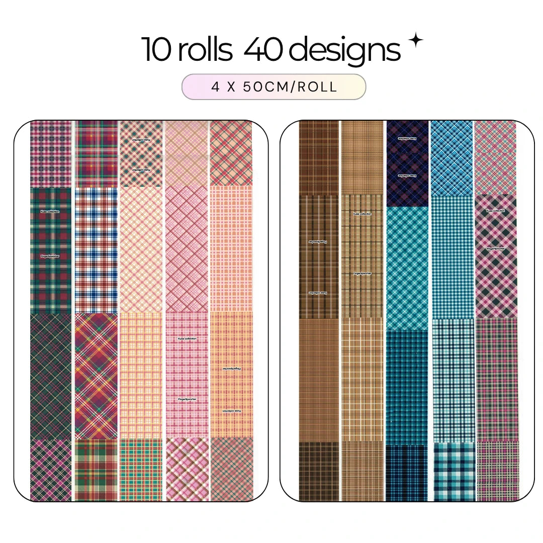 Plaid Perfection Nail Foil Collection (50cm) - 3958