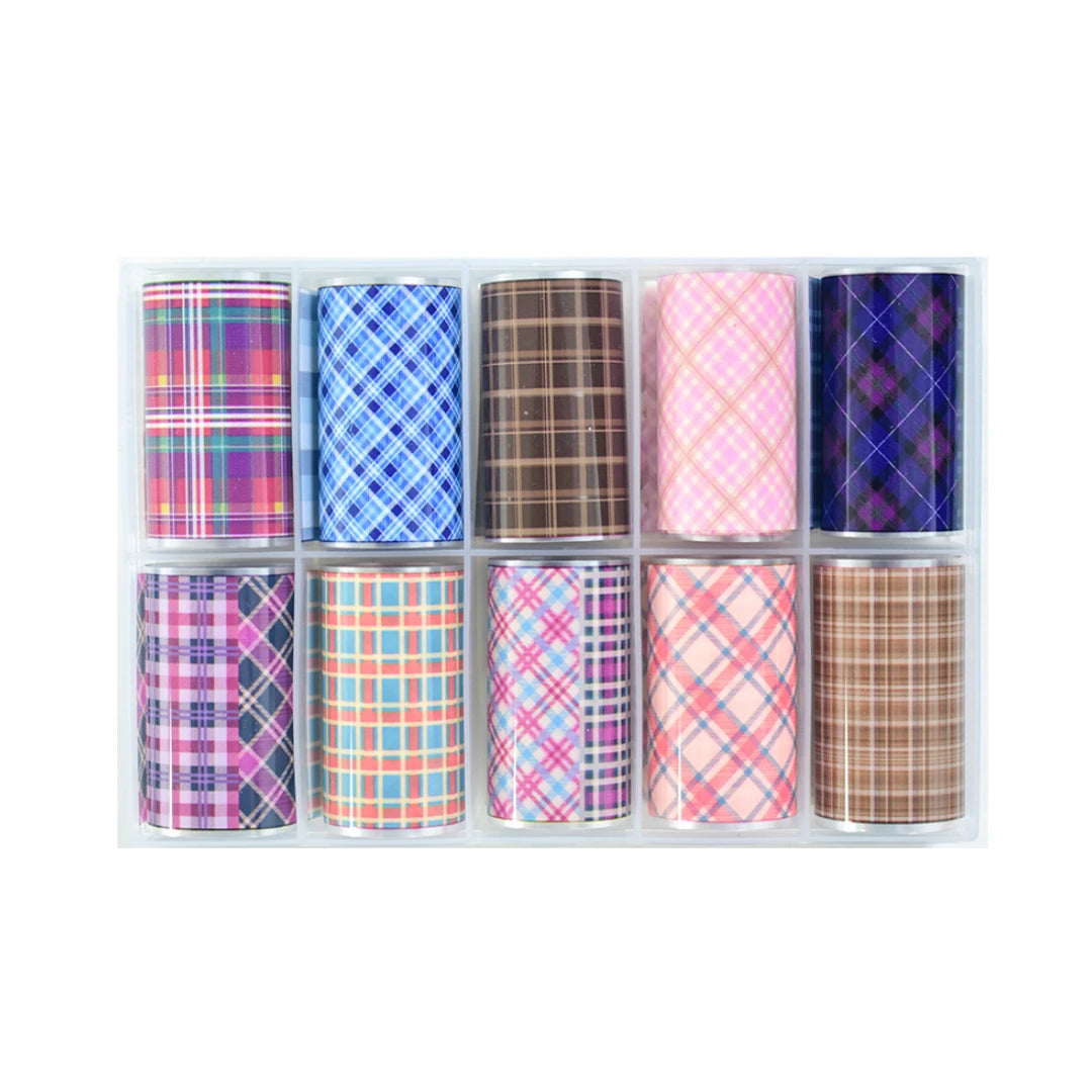Plaid Perfection Nail Foil Collection (50cm) - 3958