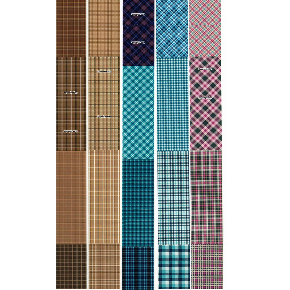 Plaid Perfection Nail Foil Collection (50cm) - 3958