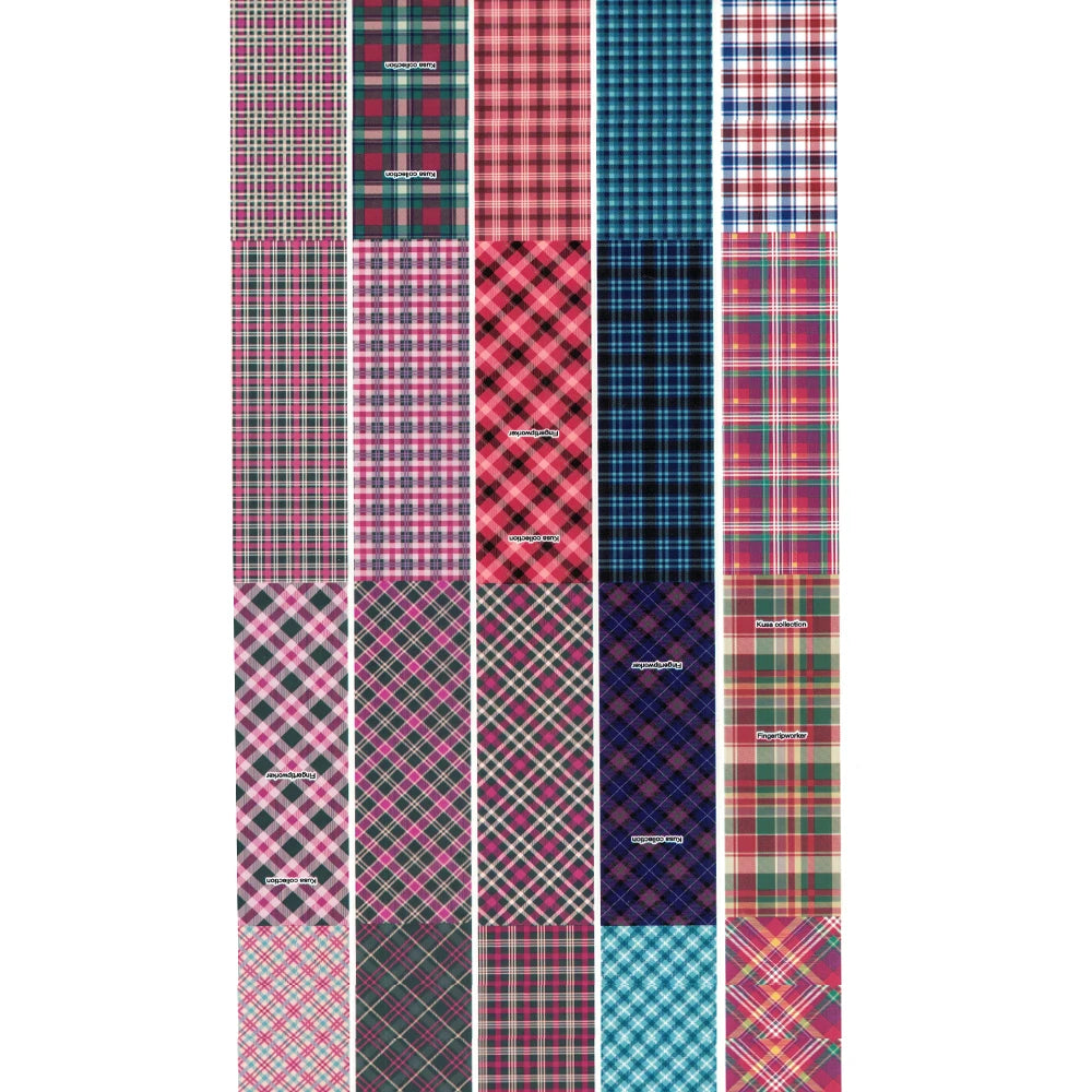 Plaid & Gingham Nail Foil Collection - 380