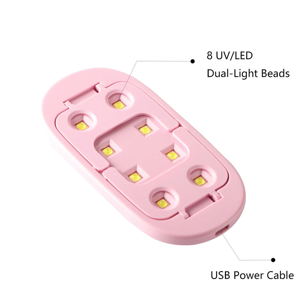 Portable Mini UV/LED Nail Lamp F8