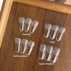 Pro Soft Gel Tips (320pcs) | Pre-Etched & Ultra-Thin Cuticle | Full Cover Extensions