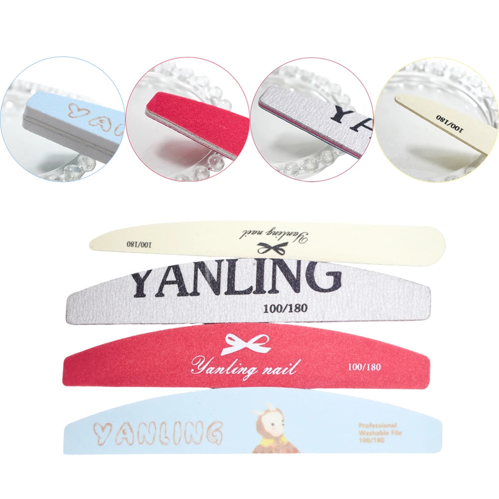 Professional Nail File, Buffer & Shaping Set (4 Pcs)