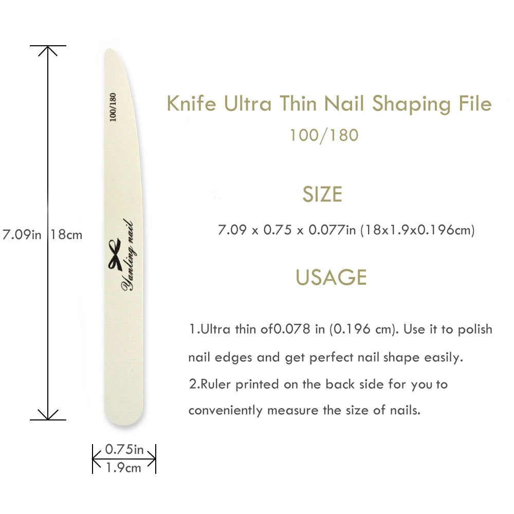 Professional Nail File, Buffer & Shaping Set (4 Pcs)