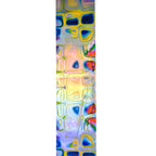 Psychedelic Glass Block Nail Foil Strip 100cm - S3