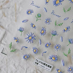 Purple Daisy Nail Art Stickers Daisy Flower Adhesive Sticker Decals TS2768