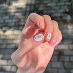 Rose Stamp Nail Art Stickers Adhesive Embossed Flower Signet Sticker Decals MS256