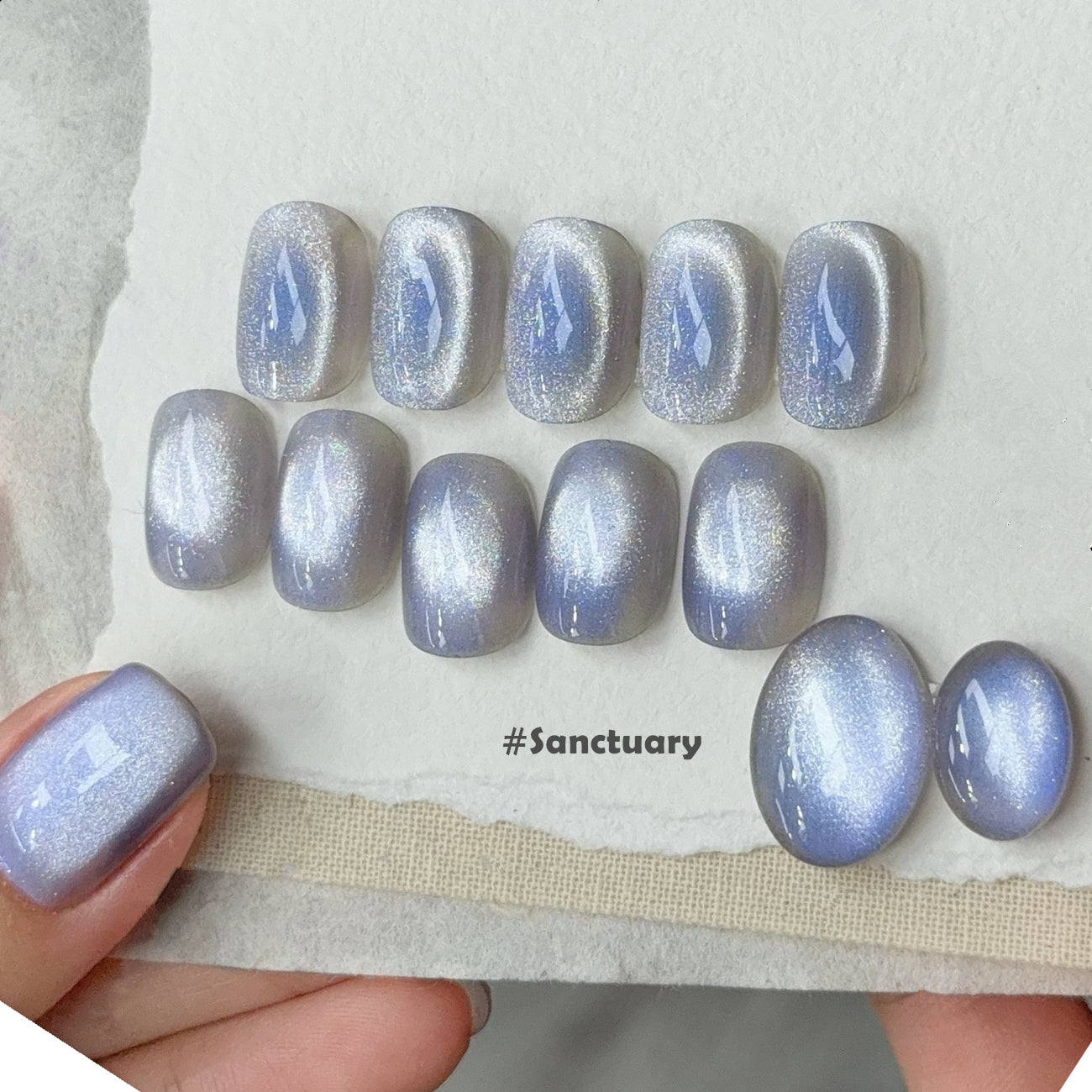 Galaxy Cat Eye Magnetic Gel Polish - Velvet Aurora Effect 12ml