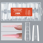 Sandwich Dual Nail Forms - Coffin