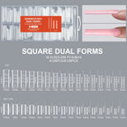 Sandwich Dual Nail Forms  - Long Square