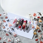 Sexy Nail Art Stickers Adhesive Slider Body Art Embossed Sticker Decals TS1527