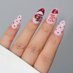 Sexy Red Lips & Barcode Nail Stickers 983