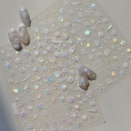 Shell Light Nail Art Stickers Adhesive Starfish Sticker Decals MS565