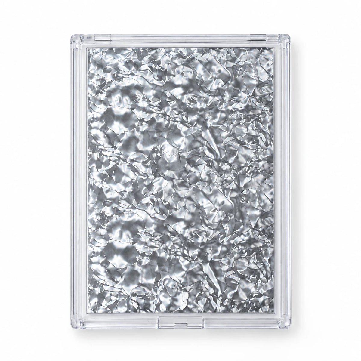 2-Pack Silver Shattered Glass Nail Foil Sheets | Limited Edition