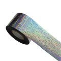 120m Holo Diamond Dust Nail Foil | Laser Silver Stardust Sparkle Nail Art Transfer 836