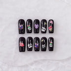 Skull Nail Art Stickers Slider Devil Adhesive Sticker Decals TS2823