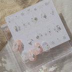 Snowflakes Rhinestone Nail Stickers – Pre-Arranged Self-Adhesive Nail Gems MD018