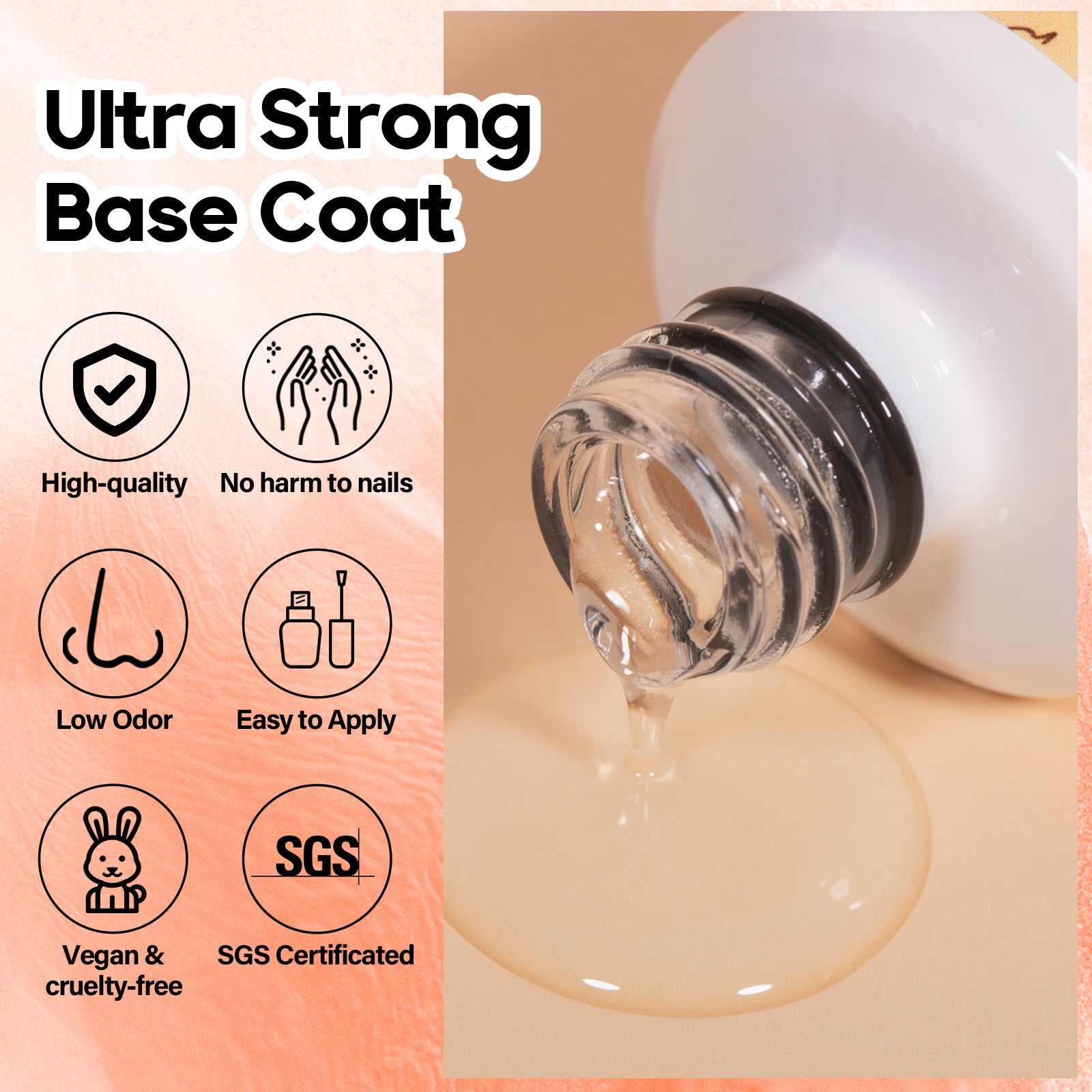Soak Off Base Coat 15ml