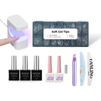 Soft Gel Extension Kit: Cat Eye Edition (With Lamp & Tips)