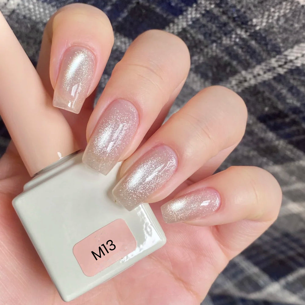 Sparkle Galaxy Cat Eye Gel Polish - Magnetic Nail Gel 12ml