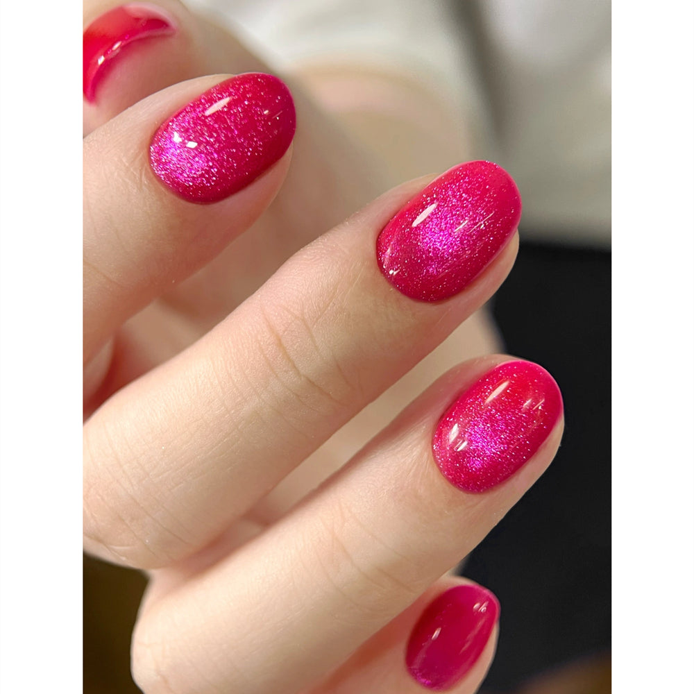 Sparkling Cat Eye Gel Polish - Vibrant Magnetic Shimmer Nail Gels 12ml (M08-11)