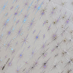 Sparkling Starburst Nail Stickers - Metallic Shimmer Nail Art Decals to4007