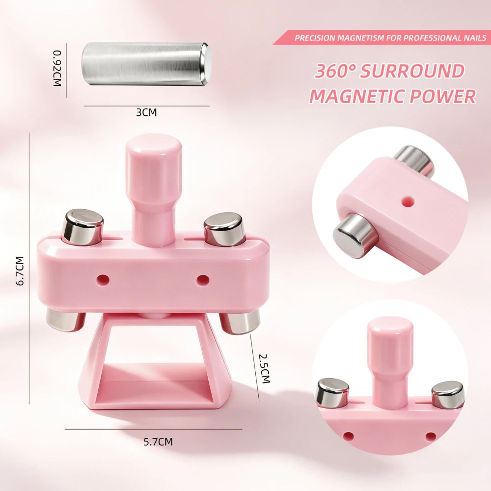 Spinning Top Cat Eye Nail Magnet