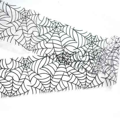 Spooky Spiderweb Nail Foil Collection | Halloween Scorpion Transfer Paper