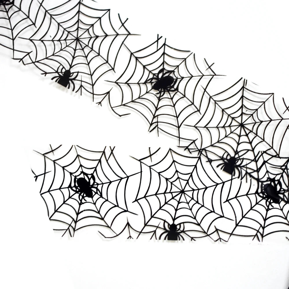 Spooky Spiderweb Nail Foil Collection | Halloween Scorpion Transfer Paper