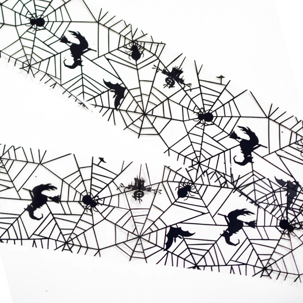 Spooky Spiderweb Nail Foil Collection | Halloween Scorpion Transfer Paper