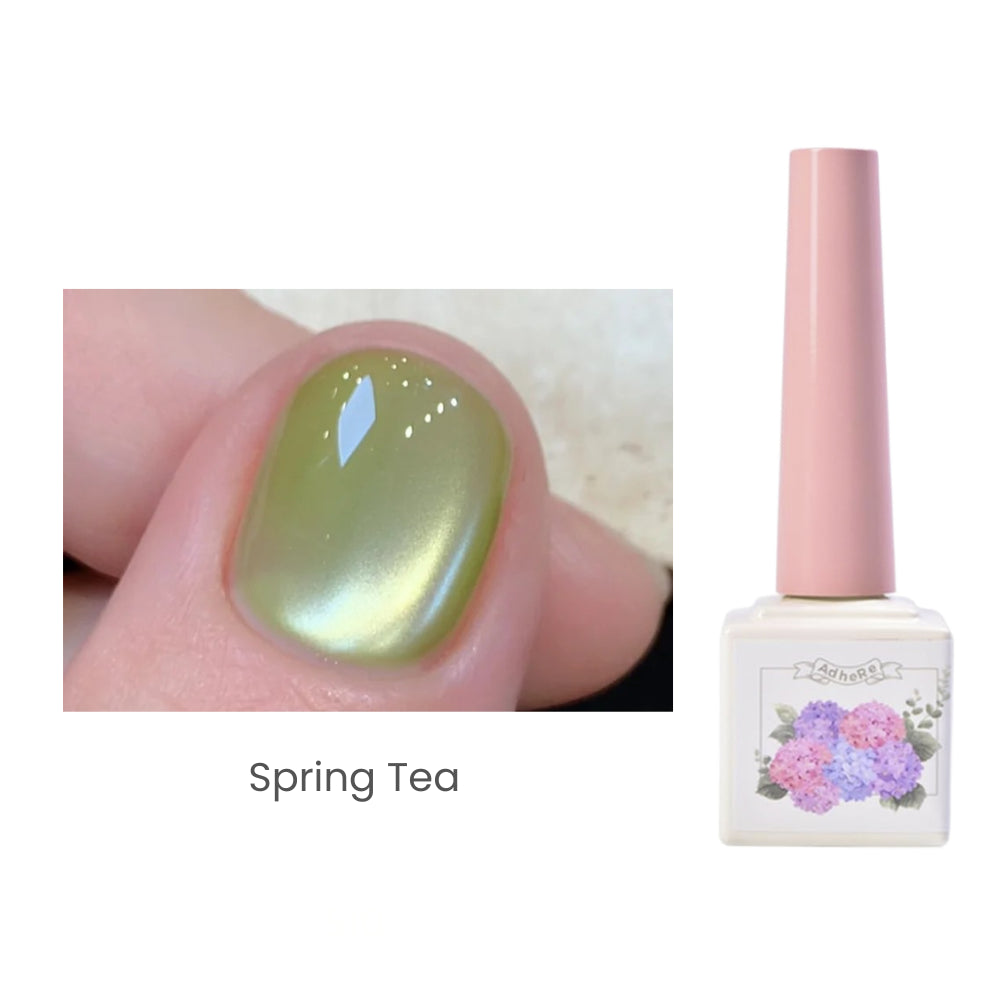 Icy Jelly Cat Eye Magnetic Gel Polish - Sparkle Glass Bead Effect Nail 12ml